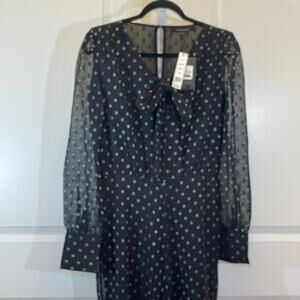 NWT Walter Baker Emory Jumpsuit - Women S - Black and Silver